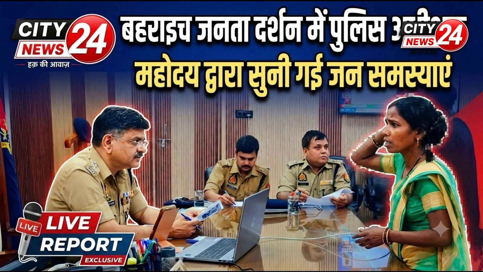 बहराइच: जनता दर्शन में एसपी ने सुनी फरियादियों की समस्याएं, अधिकारियों को त्वरित निस्तारण के निर्देश